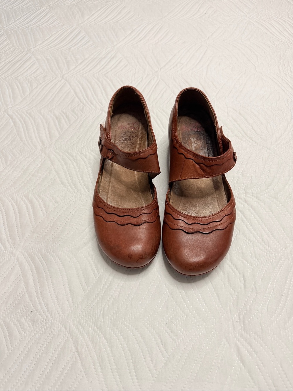 Dansko Harlow Women’s Brown Leather Mary Jane Clogs. Size 40 (9) - Picture 2 of 8